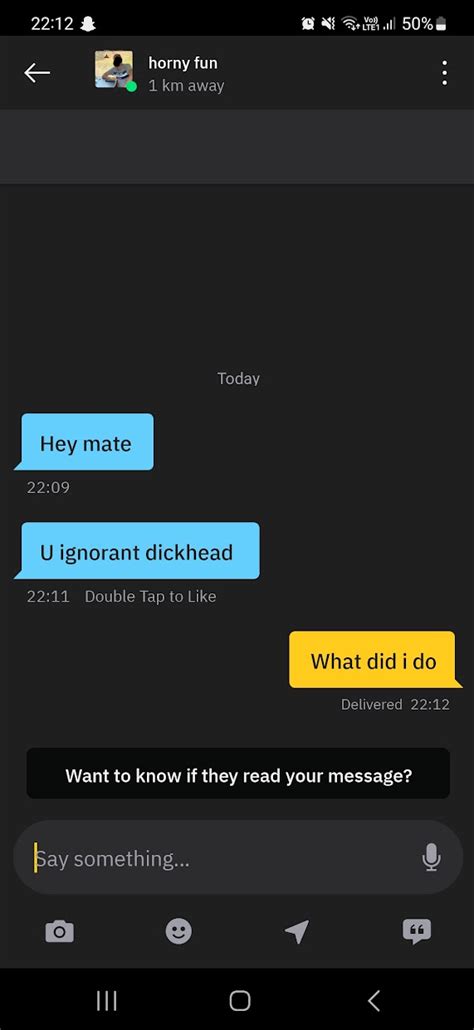 Read receipt : r/grindr